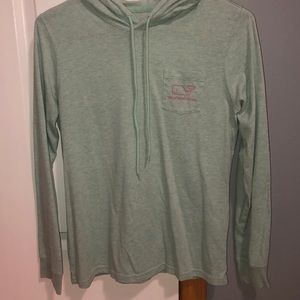 Vineyard Vines long sleeve slub whale hoodie